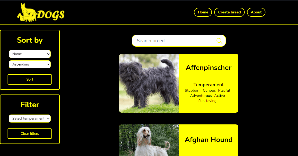 Dogs App